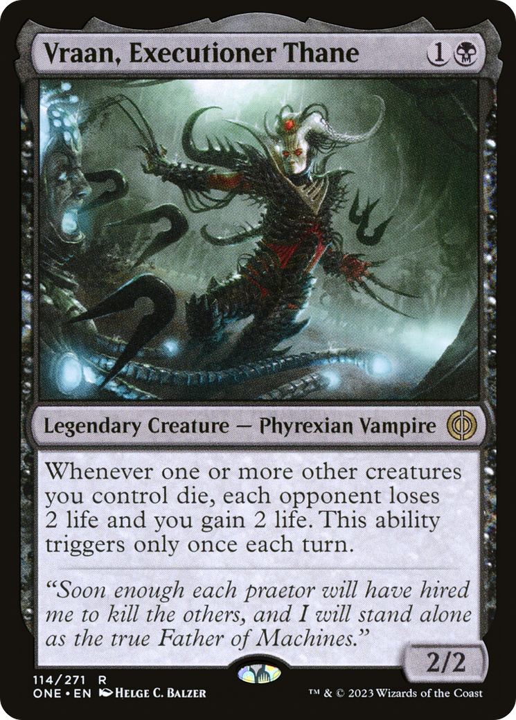 Vraan, Executioner Thane [Phyrexia: All Will Be One] | Galactic Gamez