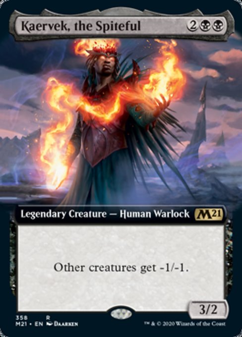 Kaervek, the Spiteful (Extended Art) [Core Set 2021] | Galactic Gamez