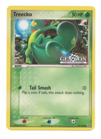 Treecko (70/106) (Gen Con The Best Four Days in Gaming Promo) [EX: Emerald] | Galactic Gamez