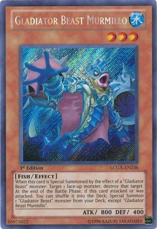 Gladiator Beast Murmillo [LCGX-EN236] Secret Rare | Galactic Gamez