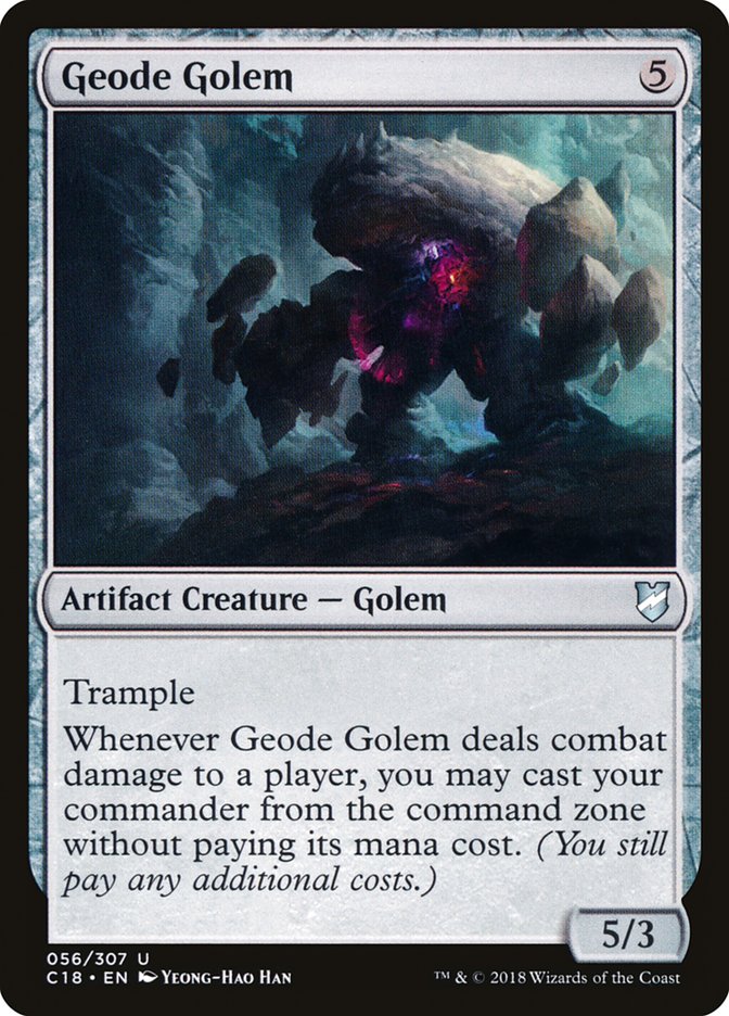 Geode Golem [Commander 2018] | Galactic Gamez