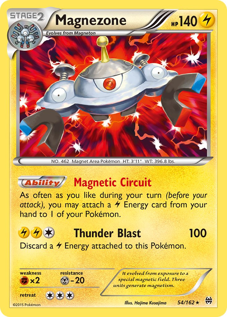 Magnezone (54/162) (Theme Deck Exclusive) [XY: BREAKthrough] | Galactic Gamez