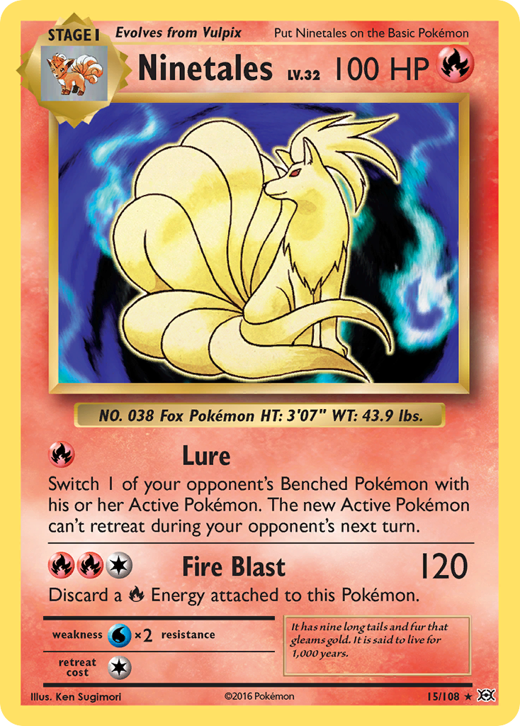 Ninetales (15/108) [XY: Evolutions] | Galactic Gamez