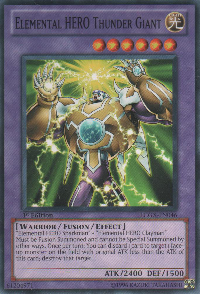 Elemental HERO Thunder Giant [LCGX-EN046] Common | Galactic Gamez