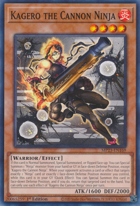 Kagero the Cannon Ninja [MP23-EN169] Common | Galactic Gamez