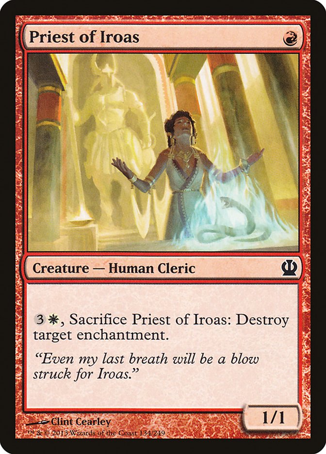 Priest of Iroas [Theros] | Galactic Gamez