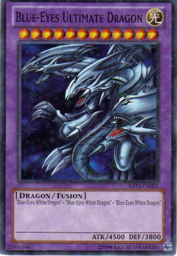 Blue-Eyes Ultimate Dragon [BATT-EN001] Starfoil Rare | Galactic Gamez