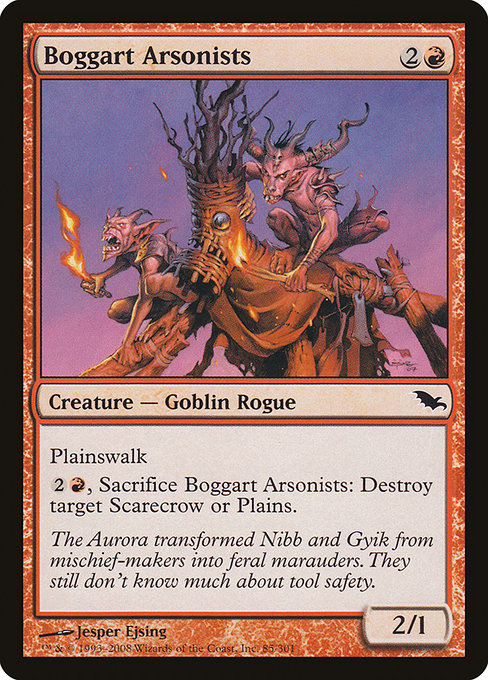 Boggart Arsonists [Shadowmoor] | Galactic Gamez