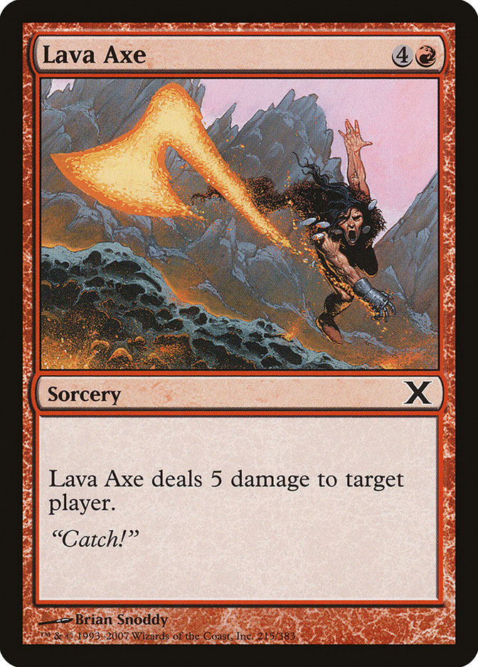 Lava Axe [Tenth Edition] | Galactic Gamez