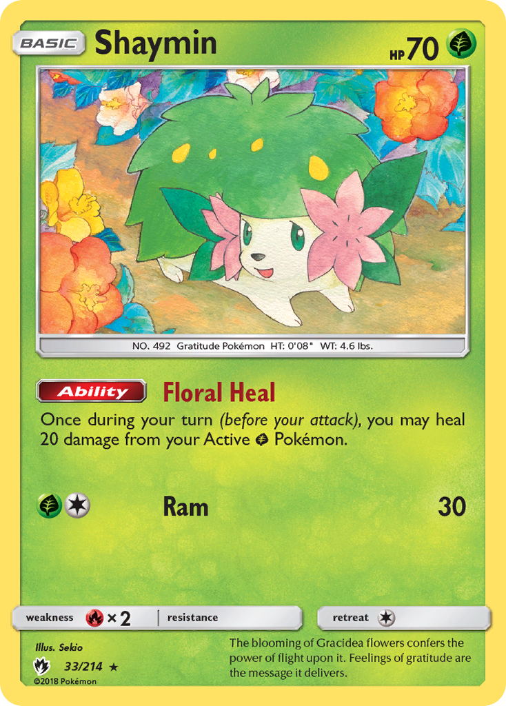 Shaymin (33/214) [Sun & Moon: Lost Thunder] | Galactic Gamez