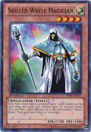 Skilled White Magician [BP01-EN131] Starfoil Rare | Galactic Gamez