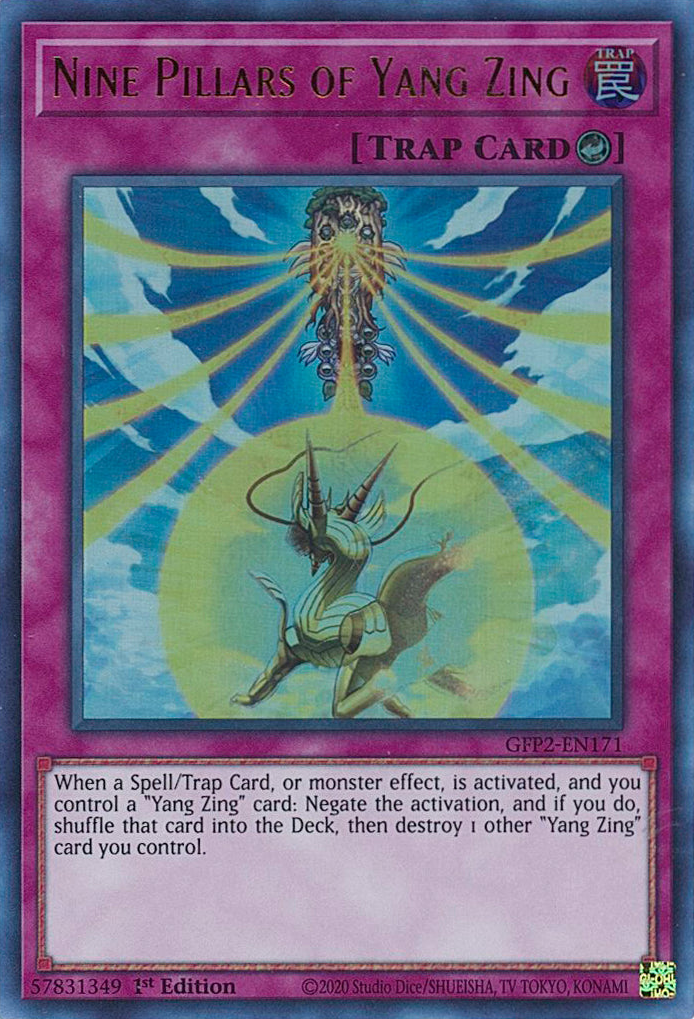 Nine Pillars of Yang Zing [GFP2-EN171] Ultra Rare | Galactic Gamez