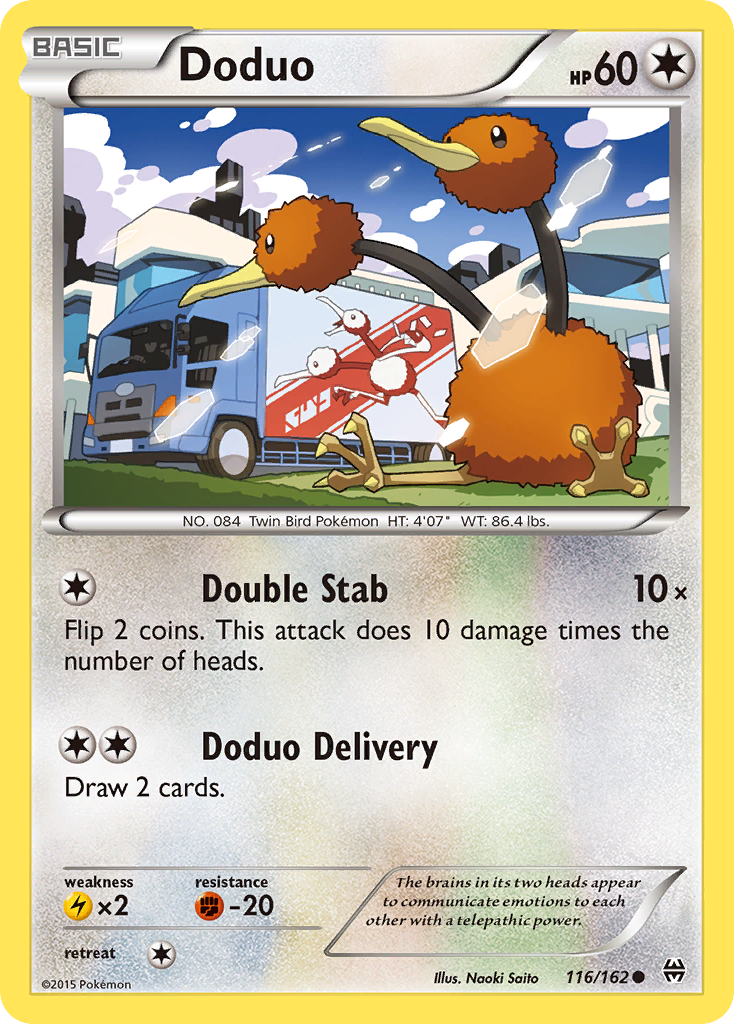 Doduo (116/162) [XY: BREAKthrough] | Galactic Gamez