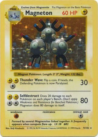 Magneton (9/102) [Base Set Shadowless Unlimited] | Galactic Gamez