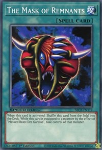 The Mask of Remnants [SBCB-EN119] Common | Galactic Gamez