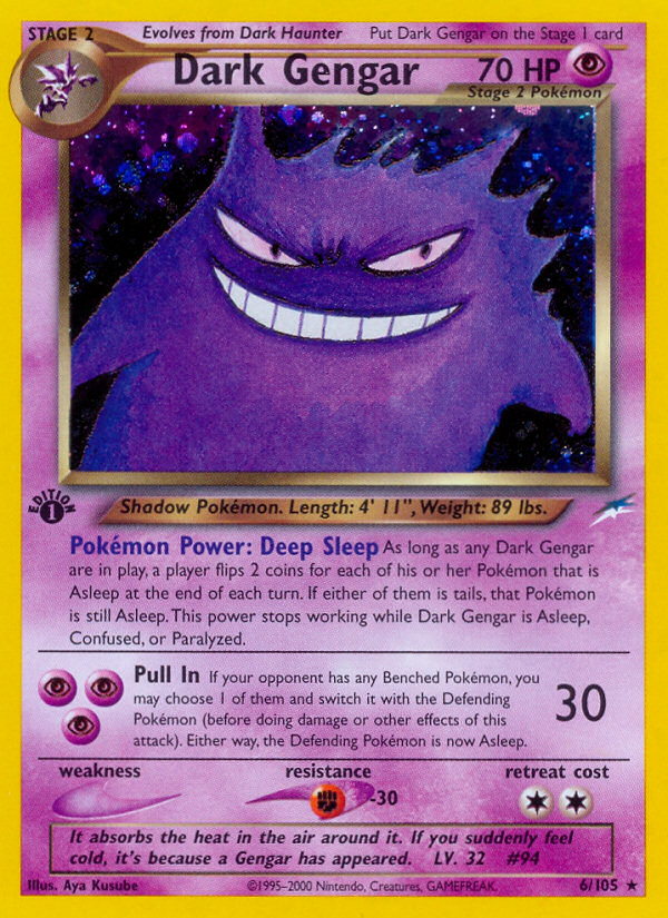 Dark Gengar (6/105) [Neo Destiny 1st Edition] | Galactic Gamez