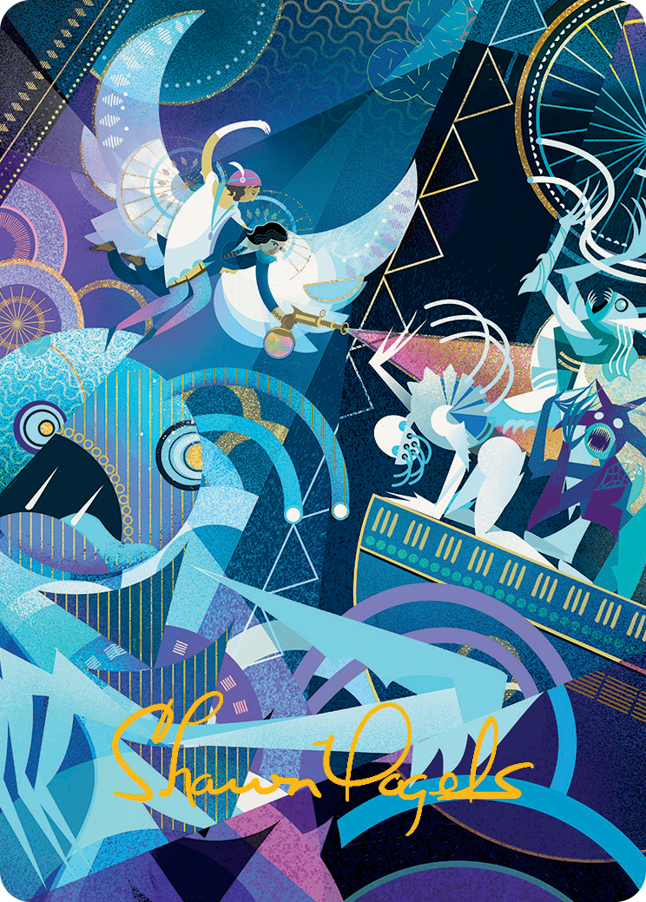 Errant and Giada Art Card (Gold-Stamped Signature) [March of the Machine Art Series] | Galactic Gamez