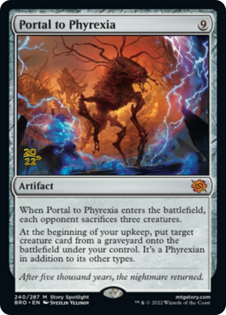 Portal to Phyrexia [The Brothers' War: Prerelease Promos] | Galactic Gamez