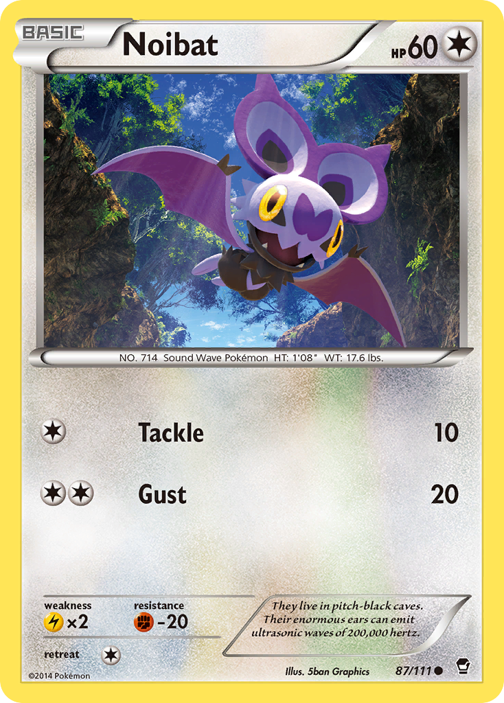 Noibat (87/111) [XY: Furious Fists] | Galactic Gamez