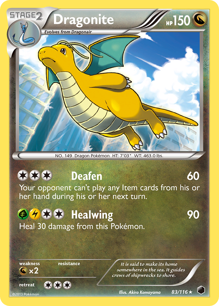 Dragonite (83/116) [Black & White: Plasma Freeze] | Galactic Gamez