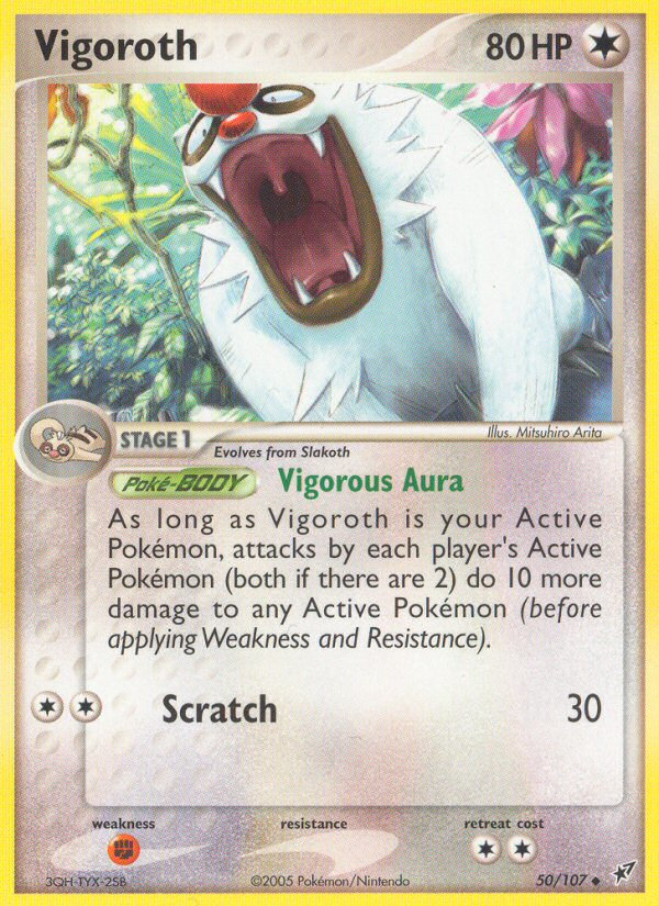 Vigoroth (50/107) [EX: Deoxys] | Galactic Gamez