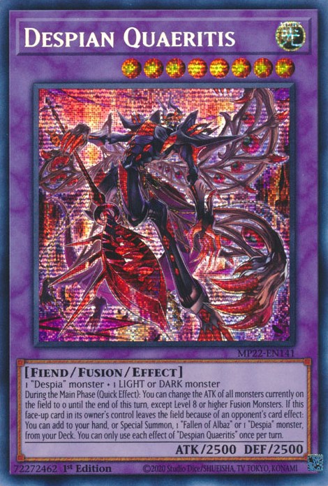 Despian Quaeritis [MP22-EN141] Prismatic Secret Rare | Galactic Gamez