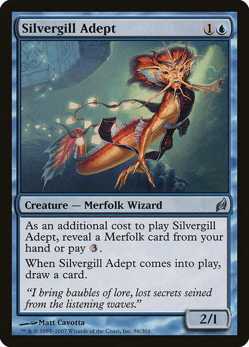 Silvergill Adept [Lorwyn] | Galactic Gamez