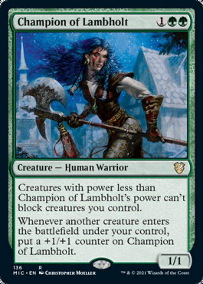 Champion of Lambholt [Innistrad: Midnight Hunt Commander] | Galactic Gamez