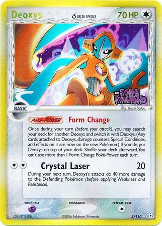 Deoxys (5/110) (Delta Species) (Stamped) [EX: Holon Phantoms] | Galactic Gamez