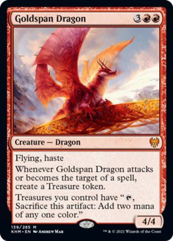 Goldspan Dragon [Kaldheim] | Galactic Gamez