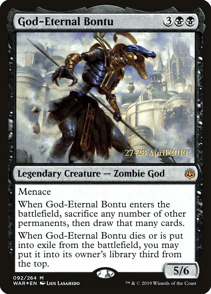 God-Eternal Bontu  [War of the Spark Prerelease Promos] | Galactic Gamez