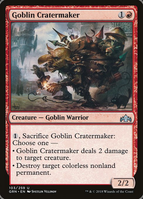 Goblin Cratermaker [Guilds of Ravnica] | Galactic Gamez