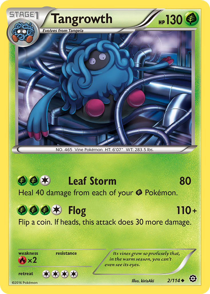 Tangrowth (2/114) [XY: Steam Siege] | Galactic Gamez