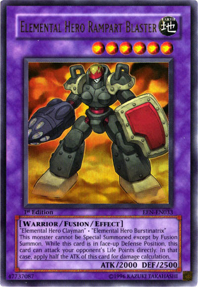 Elemental Hero Rampart Blaster [EEN-EN033] Ultra Rare | Galactic Gamez