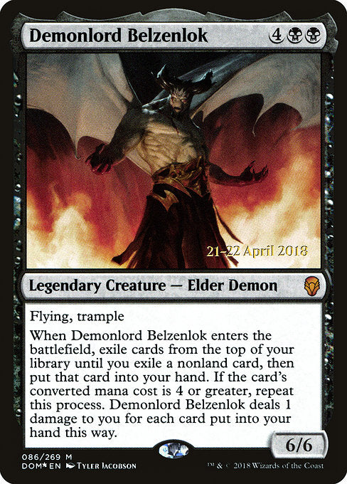 Demonlord Belzenlok [Dominaria Promos] | Galactic Gamez
