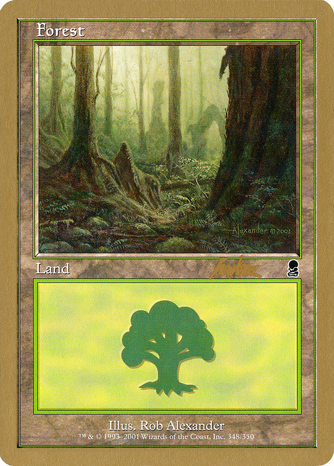 Forest (bk348) (Brian Kibler) [World Championship Decks 2002] | Galactic Gamez