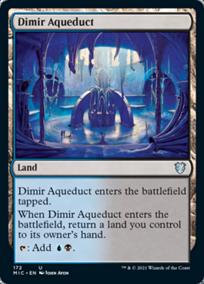 Dimir Aqueduct [Innistrad: Midnight Hunt Commander] | Galactic Gamez