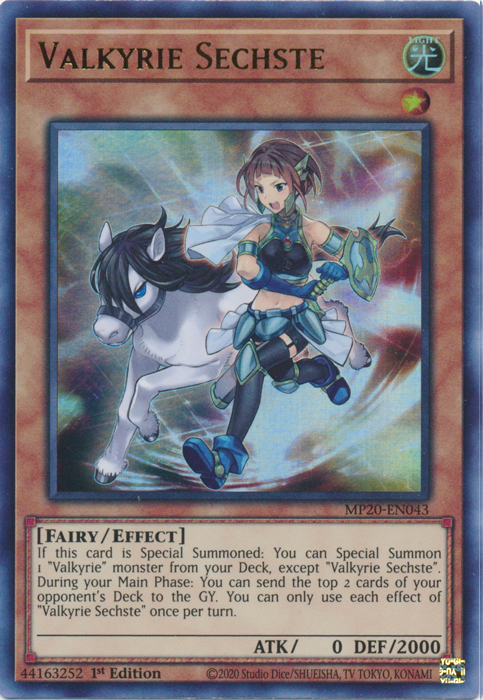 Valkyrie Sechste [MP20-EN043] Ultra Rare | Galactic Gamez