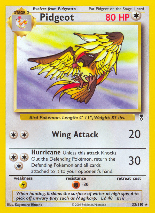 Pidgeot (33/110) [Legendary Collection] | Galactic Gamez