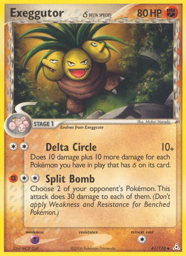 Exeggutor (41/110) (Delta Species) [EX: Holon Phantoms] | Galactic Gamez