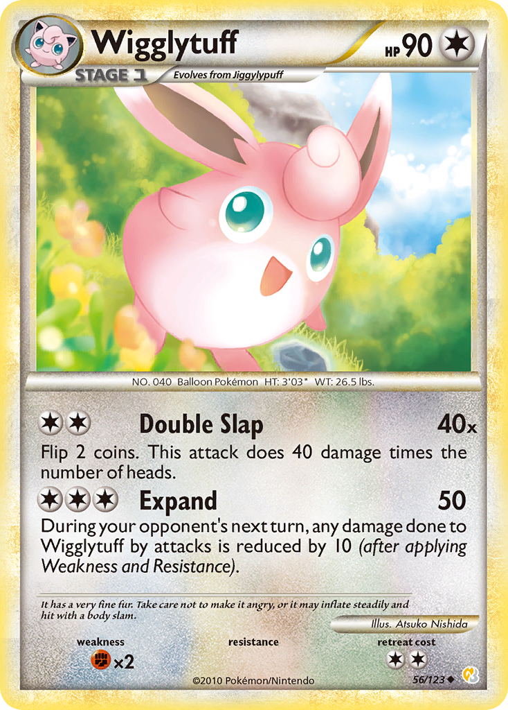 Wigglytuff (56/123) [HeartGold & SoulSilver: Base Set] | Galactic Gamez