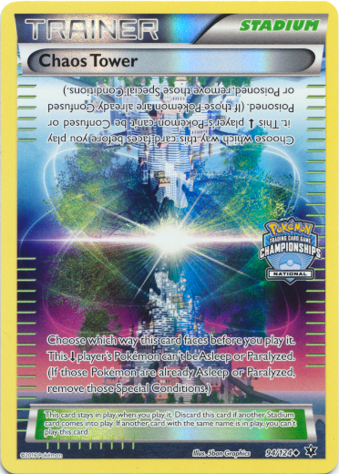 Chaos Tower (94/124) (National Championship Promo) [XY: Fates Collide] | Galactic Gamez