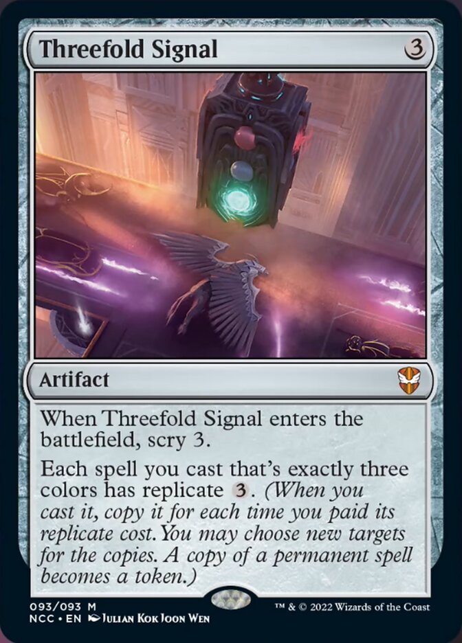 Threefold Signal [Streets of New Capenna Commander] | Galactic Gamez