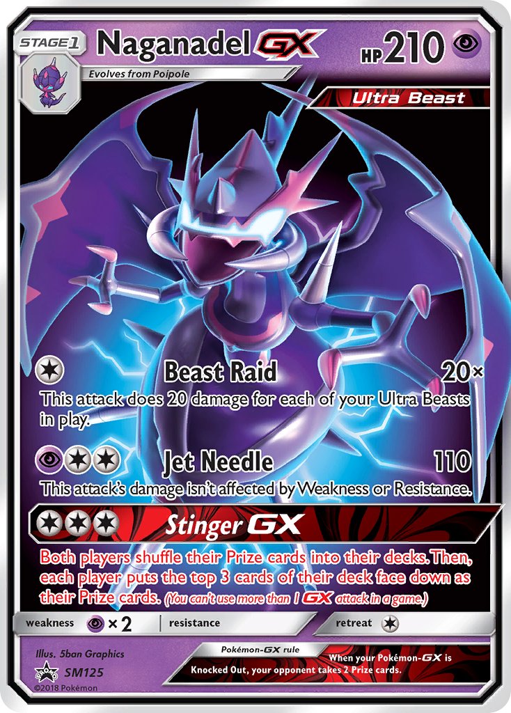 Naganadel GX (SM125) [Sun & Moon: Black Star Promos] | Galactic Gamez