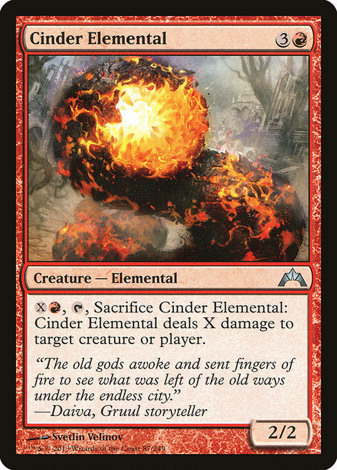 Cinder Elemental [Gatecrash] | Galactic Gamez