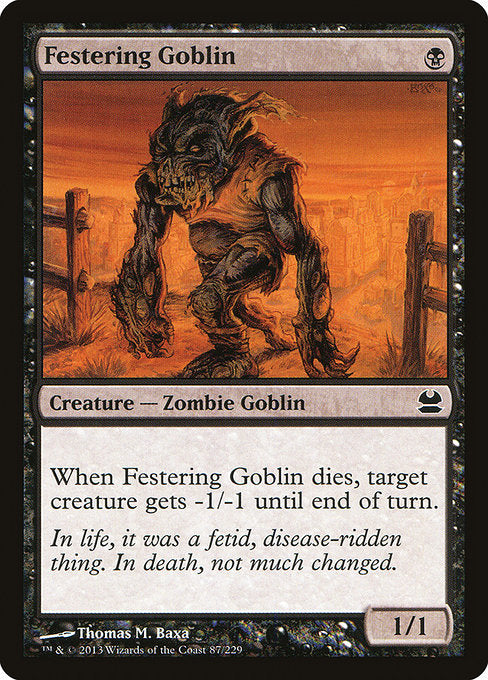 Festering Goblin [Modern Masters] | Galactic Gamez