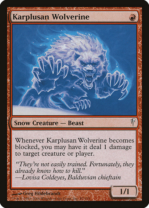 Karplusan Wolverine [Coldsnap] | Galactic Gamez