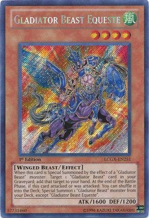 Gladiator Beast Equeste [LCGX-EN251] Secret Rare | Galactic Gamez