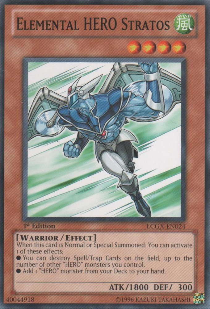 Elemental HERO Stratos [LCGX-EN024] Common | Galactic Gamez