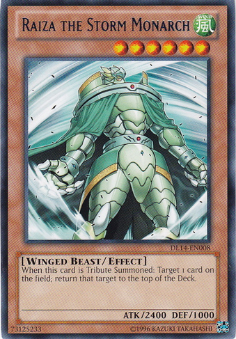 Raiza the Storm Monarch (Blue) [DL14-EN008] Rare | Galactic Gamez